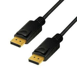 Cablu LOGILINK CV0119, DisplayPort - DisplayPort, 1m, conectori auriti, 8K/60 Hz (Negru) imagine