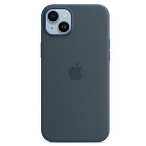 Protectie Spate Apple Silicone pentru Apple iPhone 14 Plus, Magsafe (Albastru) imagine
