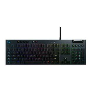 Tastatura Gaming Mecanica Logitech G815, Lightsync RGB Clicky, USB (Negru) imagine