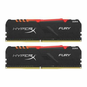 Memorii Kingston HyperX Fury RGB 16GB(2x8GB) DDR4 3600MHz CL17 Dual Channel Kit imagine