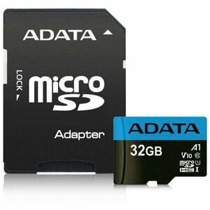Card de memorie A-Data Premier 32GB MicroSDHC UHS-I Class 10 cu Adapter Up To 85MB/s imagine