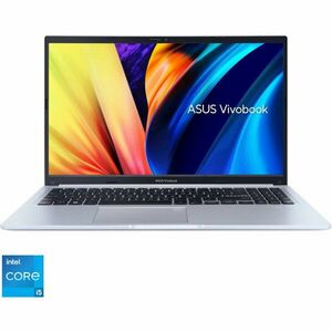 Laptop ASUS 15.6'' Vivobook 15 X1502ZA, FHD, Procesor Intel® Core™ i5-1240P (12M Cache, up to 4.40 GHz), 8GB DDR4, 512GB SSD, Intel Iris Xe, No OS, Icelight Silver imagine