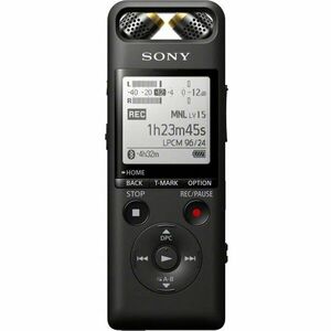 Reportofon Sony PCM-A10, Hi-Res, FLAC, Bluetooth, NFC, Microfoane reglabile, 16GB, Negru imagine