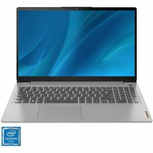 Laptop Lenovo IdeaPad 1 15IGL7 cu procesor Intel® Celeron® N4120 pana la 2.60 GHz, 15.6, Full HD, 8GB, 256GB SSD, Intel® UHD Graphics 600, No OS, Cloud Grey imagine