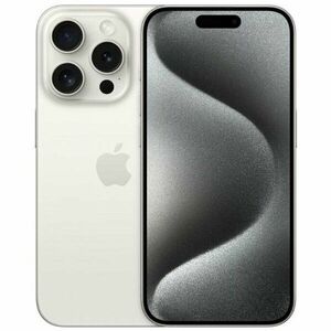 Apple iPhone 15 PRO 6.1 8GB 256GB White Titanium imagine