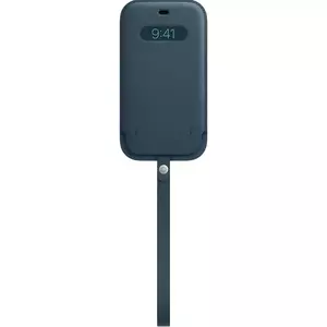 Husa Apple Leather Sleeve MagSafe pentru iPhone 12 Pro Max Baltic Blue imagine