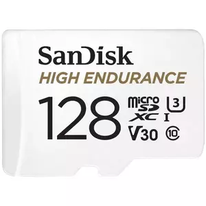 Card de memorie Sandisk High Endurance GN6IA Micro SDXC 128GB Clasa 10 V30 UHS-I U3 + adaptor imagine