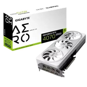 Placa video Gigabyte GeForce RTX 4070 AERO OC, 12GB GDDR6X, 192-bit imagine