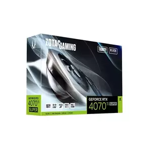 Placa Video Zotac GAMING GeForce RTX 4070 Ti SUPER Trinity Black Edition 16GB GDDR6X 256 biti imagine