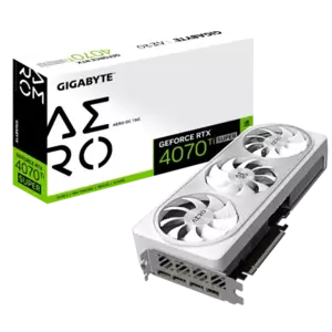 Placa Video Gigabyte GeForce RTX 4070 Ti SUPER AERO OC 16GB GDDR6X 256 biti imagine