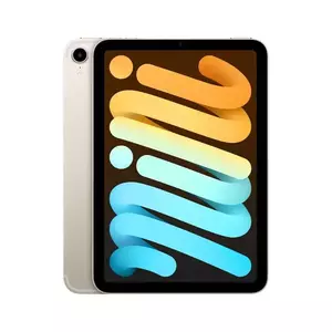 Tableta Apple iPad Mini 6 (2021) 64GB Flash 4GB RAM Wi-Fi Starlight + Adaptor US-EU imagine