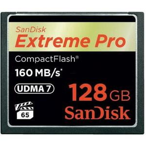 Card de memorie SanDisk Compact Flash Extreme Pro 128GB, 160MB/s imagine