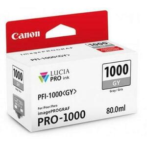 Cartus Cerneala Canon PFI-1000GY, 80 ml (Gri) imagine