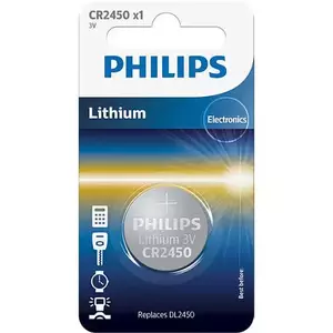 Baterie Philips Lithium CR2450, 3V, 1 buc imagine