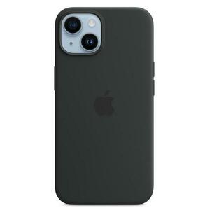 Protectie Spate Apple Silicone pentru Apple iPhone 14 , Magsafe (Negru) imagine