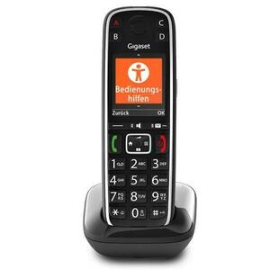 Telefon DECT fara fir Gigaset E720, Bluetooth, Hands Free (Negru) imagine