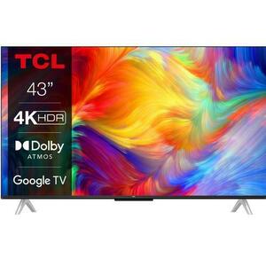 Televizor LED TCL 109 cm (43inch) 43P638, Ultra HD 4K, Smart Google TV, WiFi, CI+ imagine
