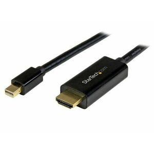 Cablu StarTech MDP2HDMM2MB, Mini-DisplayPort, HDMI, 4K/30Hz, 2m (Negru) imagine