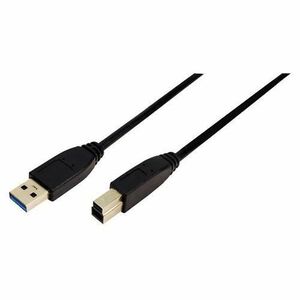 Cablu de date LOGILINK CU0023 USB 3.0 A - USB 3.0 B, 1m imagine