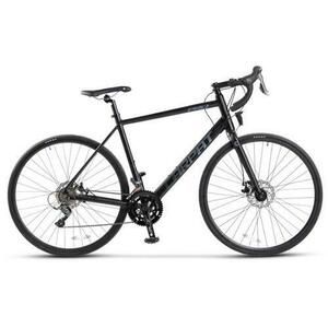 Bicicleta Oras CARPAT C27216C, Echipare Shimano Claris, 16 viteze, Roti 28inch, Frane pe Disc (Negru) imagine
