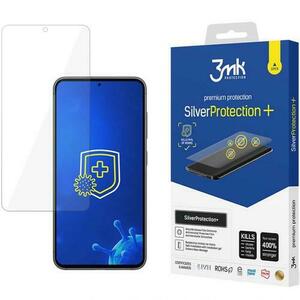 Folie Protectie 3MK Silver Protect+ pentru Samsung Galaxy S23, Sticla securizata, Full Glue, Transparenta imagine