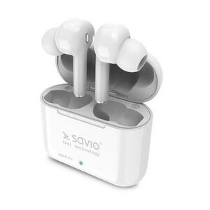 Casti Audio In-Ear, Savio TWS-07 PRO, True Wireless, Bluetooth 5.0 (Alb) imagine