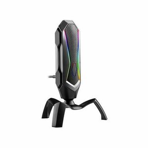 Microfon Tracer Spider, USB-C, iluminare RGB, Reducerea zgomotului, Negru imagine