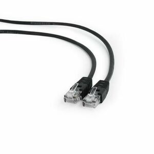 Cablu UTP Gembird PP12-10M/BK, CAT5e, 10m (Negru) imagine