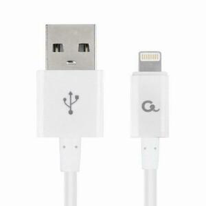 Cablu alimentare si date Gembird CC-USB2P-AMLM-2M-W, USB 2.0 (T) la Lightning (T), 2m, Alb imagine