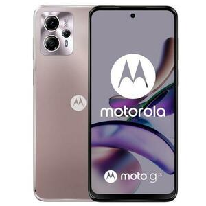 Telefon Mobil Motorola Moto G13, Procesor Mediatek MT6769Z Helio G85 Octa-Core, IPS LCD 6.5, 4GB RAM, 128GB Flash, Camera Tripla 50+2+2 MP, Wi-Fi, 4G, Dual SIM, Android (Roz/Auriu) imagine