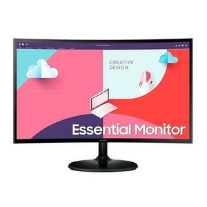 Monitor VA LED Samsung Essential S36C 27inch LS27C364EAUXEN, Full HD (1920 x 1080), VGA, HDMI, AMD FreeSync, Ecran curbat, 75 Hz, 4 ms (Negru) imagine