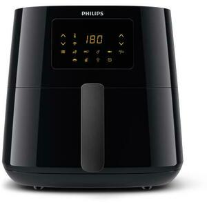 Friteuza fara ulei Philips HD9280/90 Airfryer Essential Collection, capacitate 6.2 L, Rapid Air, Digital, Wifi, 7 presetari, Negru imagine
