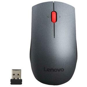 Mouse Wireless Lenovo 700, Laser, 1600 DPI (Negru) imagine