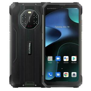 Telefon mobil Blackview BV8800, Procesor Mediatek MT6781 Helio G96, IPS LCD Capacitiv touchscreen 6.58inch, 8GB RAM, 128GB Flash, Camera Quad 50+8+20+2 MP, 4G, Wi-Fi, Dual SIM, Android (Negru) imagine
