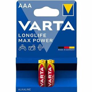 Baterie Varta Longlife Max Power 4703, AAA / LR3, Set 2 bucati imagine