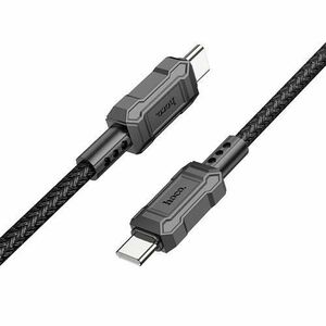 Cablu Date si Incarcare USB-C - USB-C HOCO Leader X94, 60W, 1m, Negru imagine