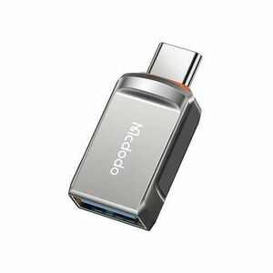 Adaptor OTG, McDodo, Adaptor USB-A 3.0 la USB Type-C, Gri imagine