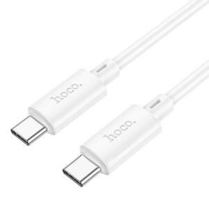 Cablu Date si Incarcare USB-C - USB-C HOCO X88, 60W, 1m, Alb imagine