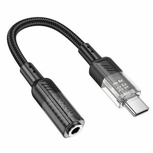 Adaptor Audio USB-C - 3.5mm HOCO LS37, Negru imagine