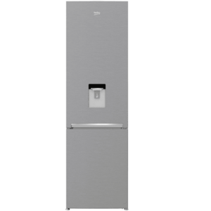 Combina frigorifica Beko RCSA406K40DXBN, 386 l, Clasa E, Termostat reglabil, Dozator de apa, H 202.5 cm (Argintiu) imagine