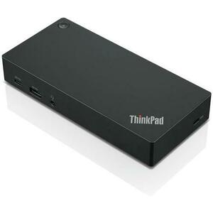 Docking Station Lenovo ThinkPad 40AS0090EU, USB Type-C, 90W (Negru) imagine