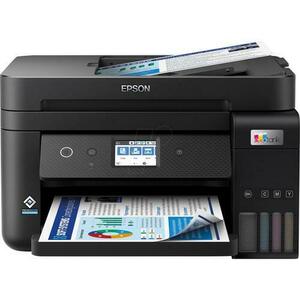 Imprimanta inkjet color Epson ET-4850, A4, Duplex, ADF, Wireless (Negru) imagine
