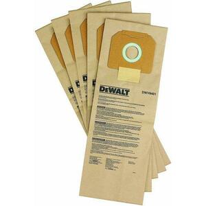 Set 5 saci hartie pentru aspirator Dewalt DWV902, DWV9401-XJ imagine