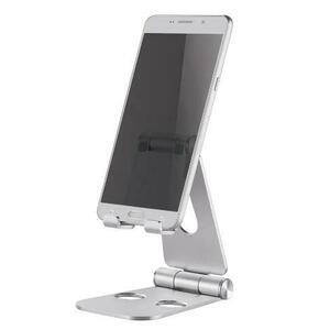 Suport birou Neomounts DS10-160SL1, pentru telefon si tableta, maxim 7inch (Argintiu) imagine