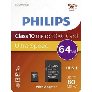 Card memorie Micro SD 64Gb, Clasa de viteza 10 imagine