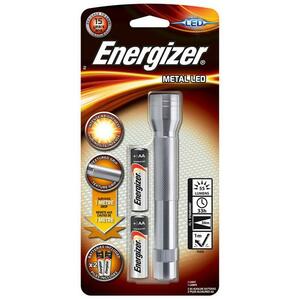 Lanterna LED Energizer EN-340419, 35 lm, raza 36 m + 2 Baterii AA incluse (Gri) imagine