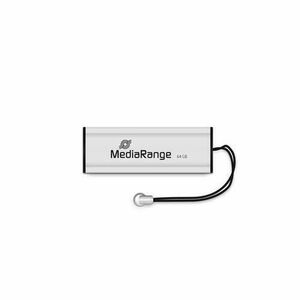 Stick USB MediaRange MR917, 64GB, USB 3.0 (Alb) imagine
