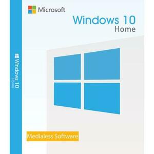 Microsoft Windows 10 Home, 32/64 bit, Multilanguage, Retail, Medialess imagine