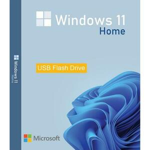 Microsoft Windows 11 Home, 64 bit, Multilanguage, Retail, Flash USB imagine