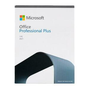 Microsoft Office 2021 Professional Plus, Retail FPP, Windows 32/64 bit, Multilanguage, USB 3.0, CoA imagine